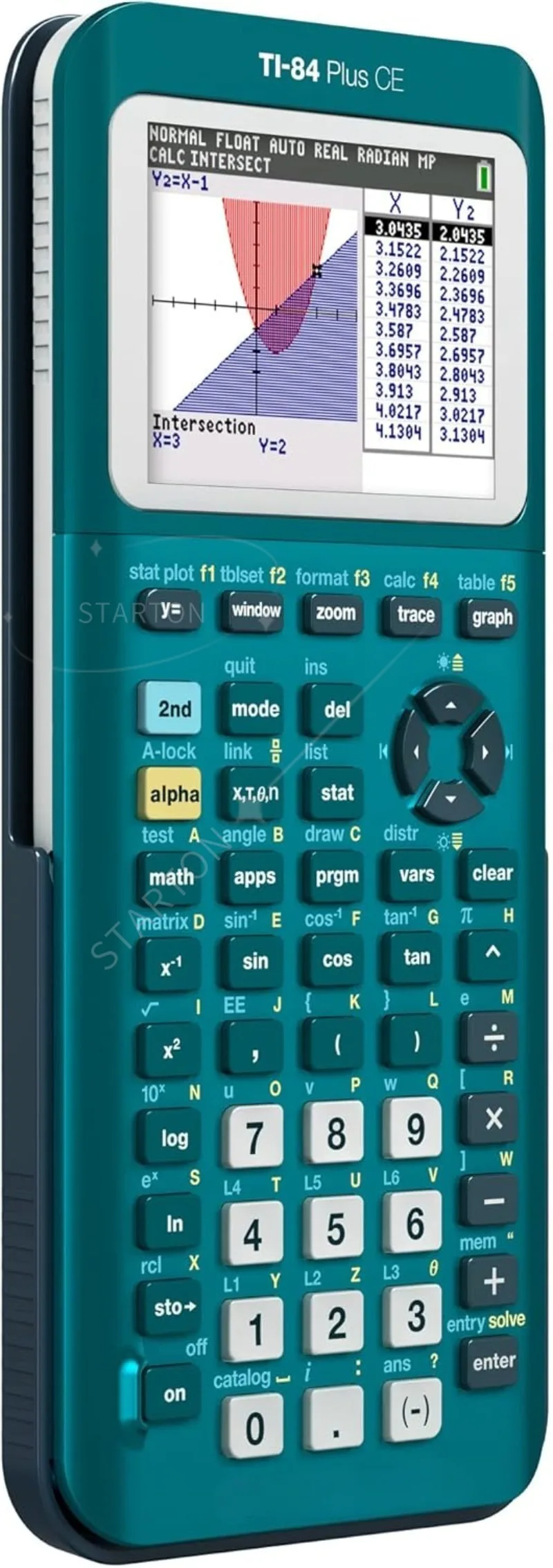 TI-84 Plus CE Color Graphing Calculator, Teal (Metallic)