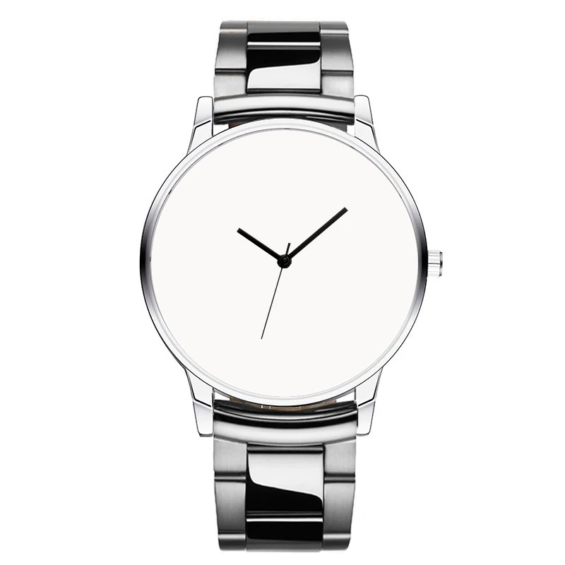 Personal Mark Black Tone Stainless Steel Classic Men's Wristwatch Customized Family Photo Picture Watch Gift relogio 3