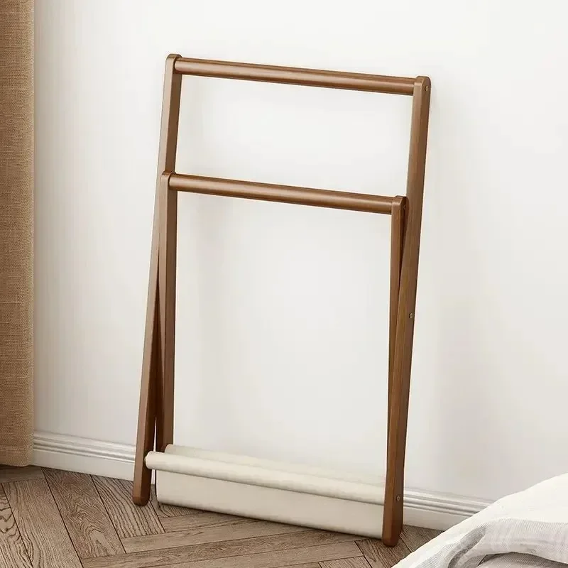 Bamboo Coat Racks Simple Modern Standing Clothes Hanger Clothing Storage Organizer Portable Folding Living Room Furniture