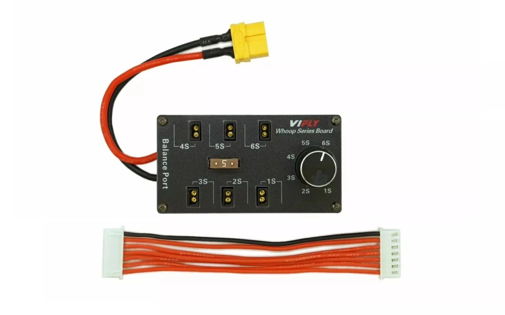 VIFLY Whoop Series Board Balance Charging Board 6 Port 1S LIPO Battery XT60 Input for PH2.0 BT2.0 1S FPV Tinywhoop Drone thumbnail 2