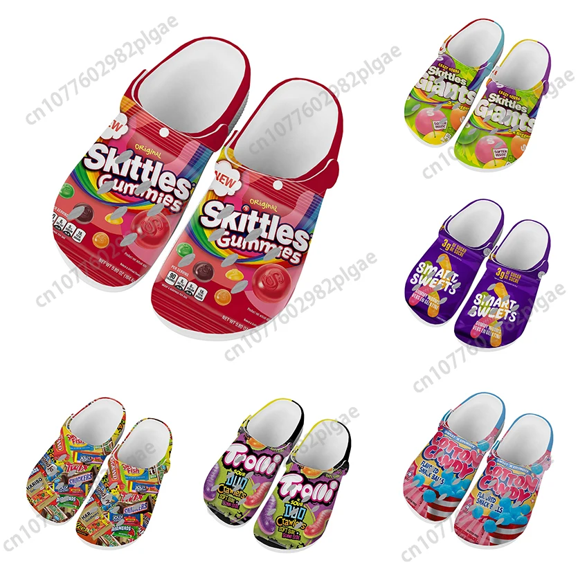 

Funny Candy Food Snack 3D Print Men Women Classic Clogs Slippers Shoes EVA Ligtweight Sandals Summer Beach Outdoor-3