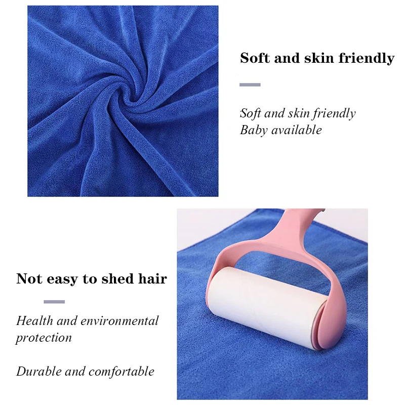 Super large, soft, super absorbent, quick-drying, non-fading, multi-purpose sports travel towel，The new microfiber bath towel, 2