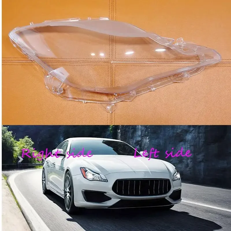 

For Maserati Quattroporte 2013 2014 2015 2016 2017 Car Headlight cover Headlamp Lens Auto Shell Cover