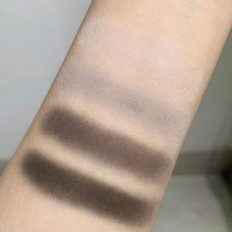 Description Picture 5 of itemCold Sweet Light European And American Smoky Eye Nine Color Eyeshadow Tray Cement Dark Punk Black And White Gray Metal Pearl