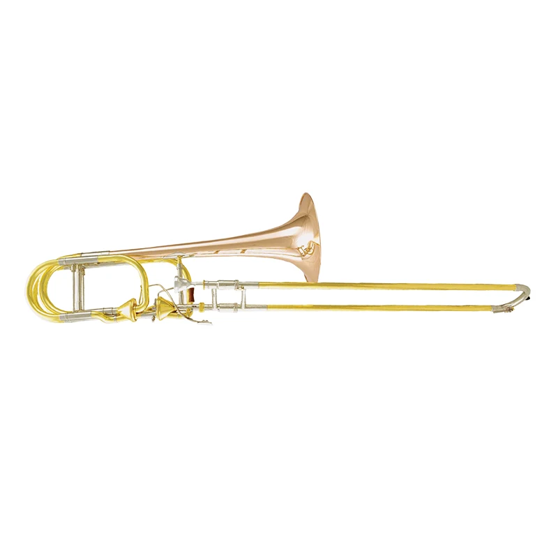 Trombone Per Basso Professionale Valvola A Doppia Filettatura Trombone Per Basso