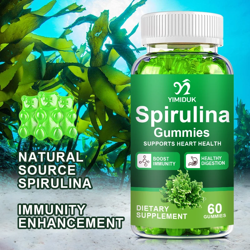 

Органический натуральный Спирулина жевательные вещества хлорофилл ежедневный церебрососудистый белок и аминокислоты антиоксидант детоксикация уход за кожей