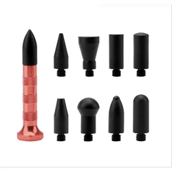 Car Dent Removal and Repair Tool Set with Tap Down Pen (9Pcs hammer heads)