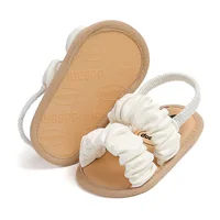 Summer Infant Baby Girls Sandals Cute Anti-Slip Soft Sole Princess Shoes Beach Slipper Toddler First Walkers Shoes 3