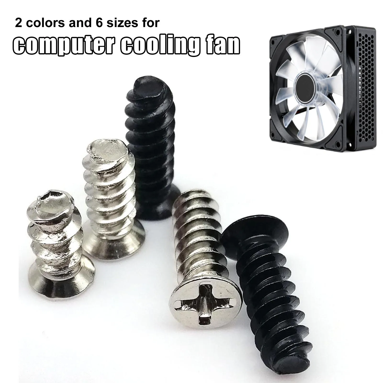 25 stücke KB4 * 8/10/12mm KB5 * 10/12/15mm DIY Computer PC Fall Kühler lüfter Wärmeableitung Phillips Kopf Montieren Fix Reparatur Schraube