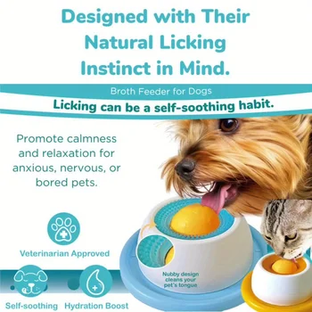 Leccare i giocattoli per cani Giocattoli interattivi per cani Alimentatore lento Dispenser di cibo per l'addestramento dei cuccioli Arricchimento Contenitore di alimentazione per gatti Accessorio