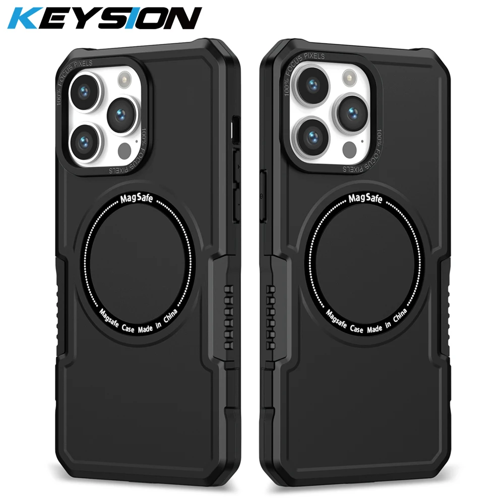 Custodia Di Ricarica Wireless Magnetica Keysion Per Iphone 15 Pro Max 15 Plus Cover Antiurto Per Iphone 14 Plus 13 12 11Pro Max