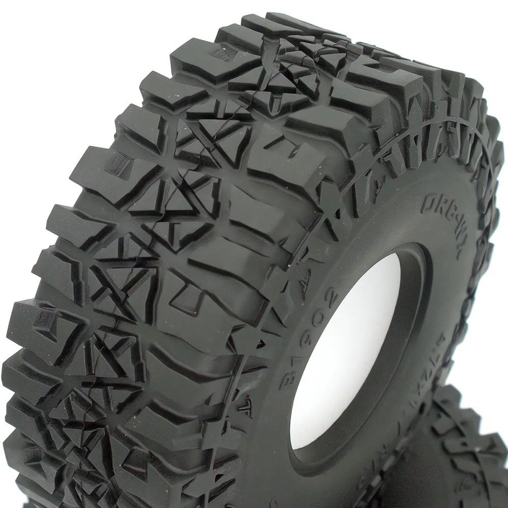 Pneus Crawler 1.9 120mm pour TRX4, Axial, Redcat - Lot de 4