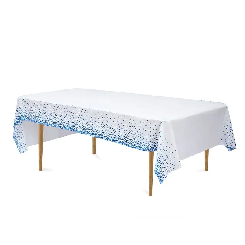 

Waterproof and Oilproof Polka Dot Party Decoration Household Dustproof Tablecloths Table Cloths for Dining Tables