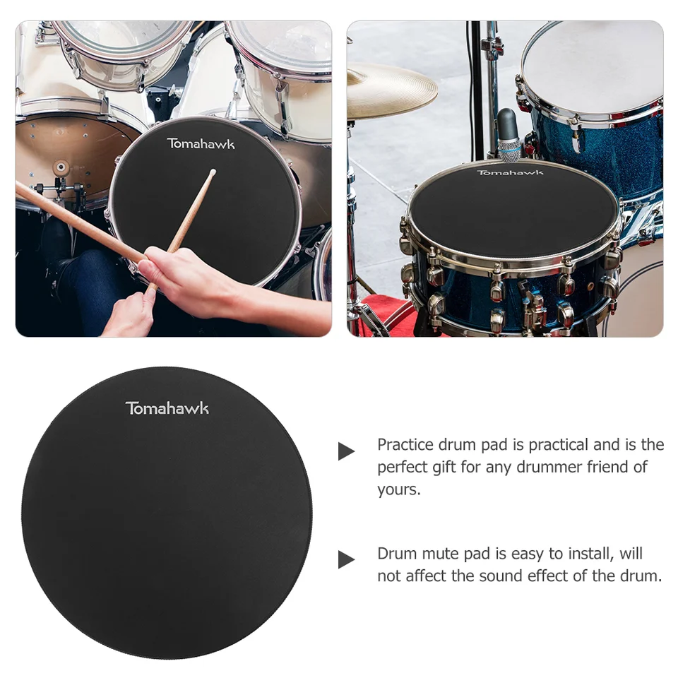 Drum Funny Pad Sound Drum Practice Pad Kit Rubber Drum Practice