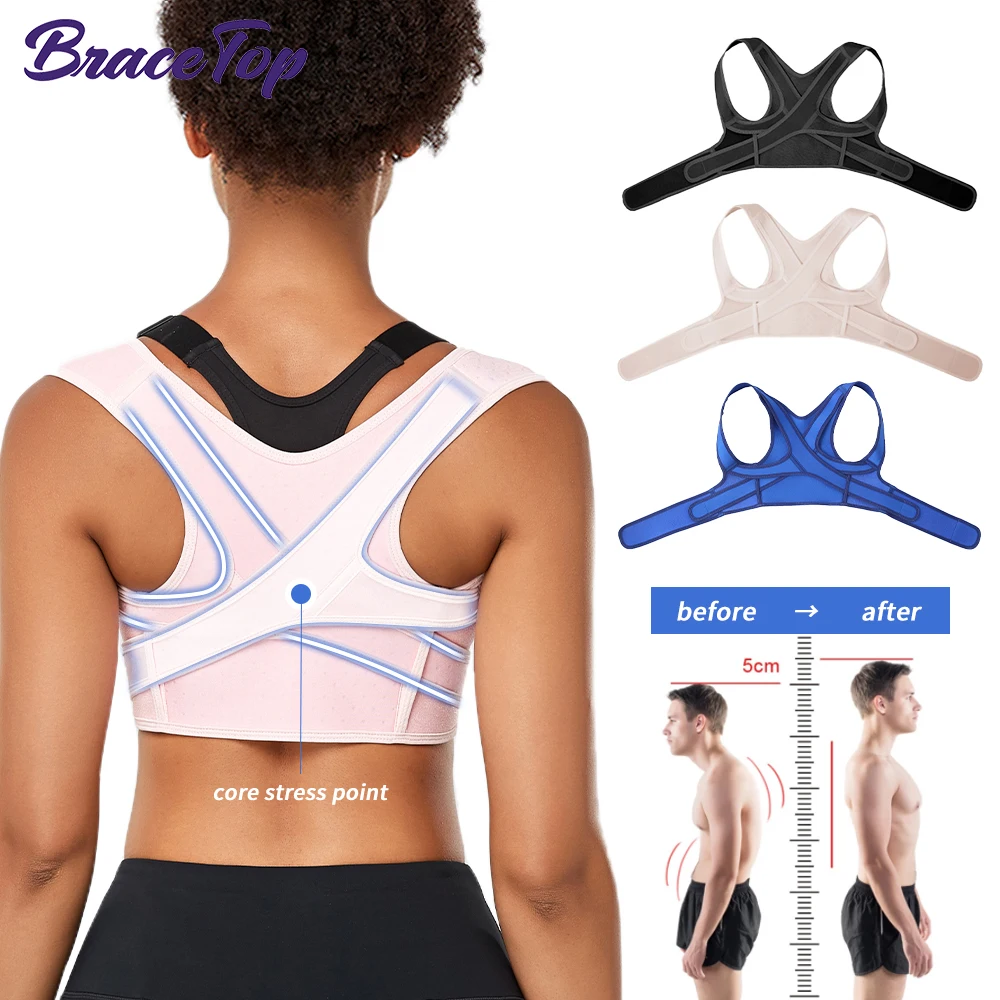 Adjustable Chest Brace Support Bra Breathable Underwear Shockproof Sports  Support Fitness Vest Posture Corrector Cross Back Tops - Bras - AliExpress