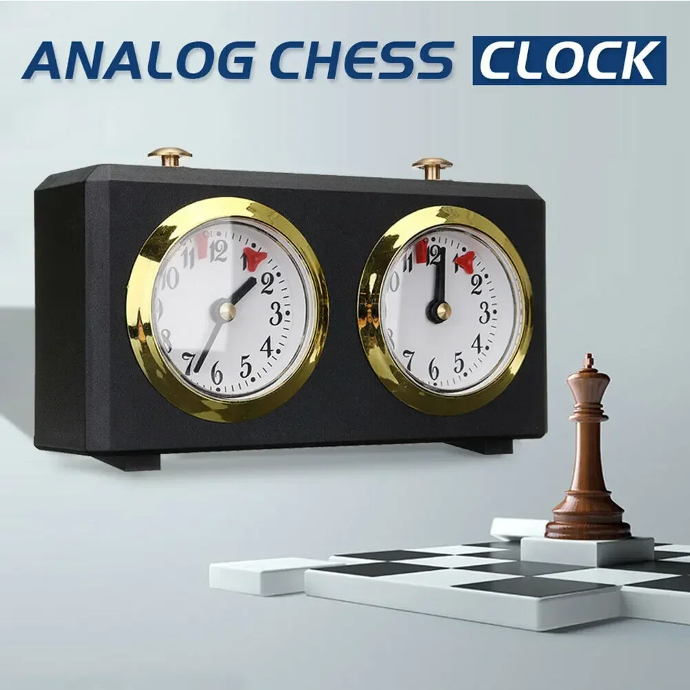 Retro Accurate Portable Competition Game Timer Chess Clock Analog Gift Professional Mechanical Count Up Down I-GO Accessories digital chess clock