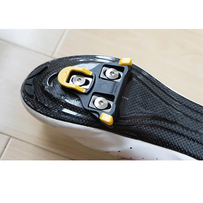 Road Bike Lock Pedal Shims Cycling Shoe Self Lock Adjustable Bicycle Lock Pedal Cleat Gasket Bike Pedals Parts