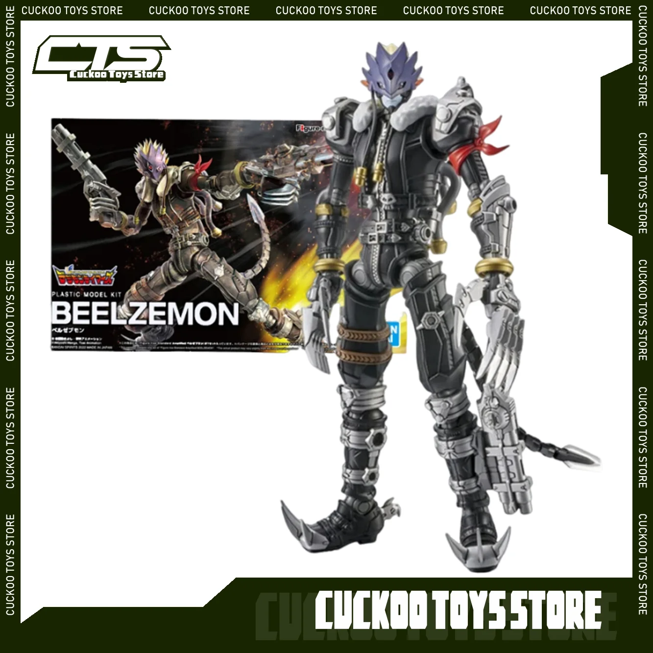 

17cm Digimon Anime Figure Beelzebumon Action Figure Frs Figure-Risestandard Assembly Model Statue Collectible Toy Ornament Gift