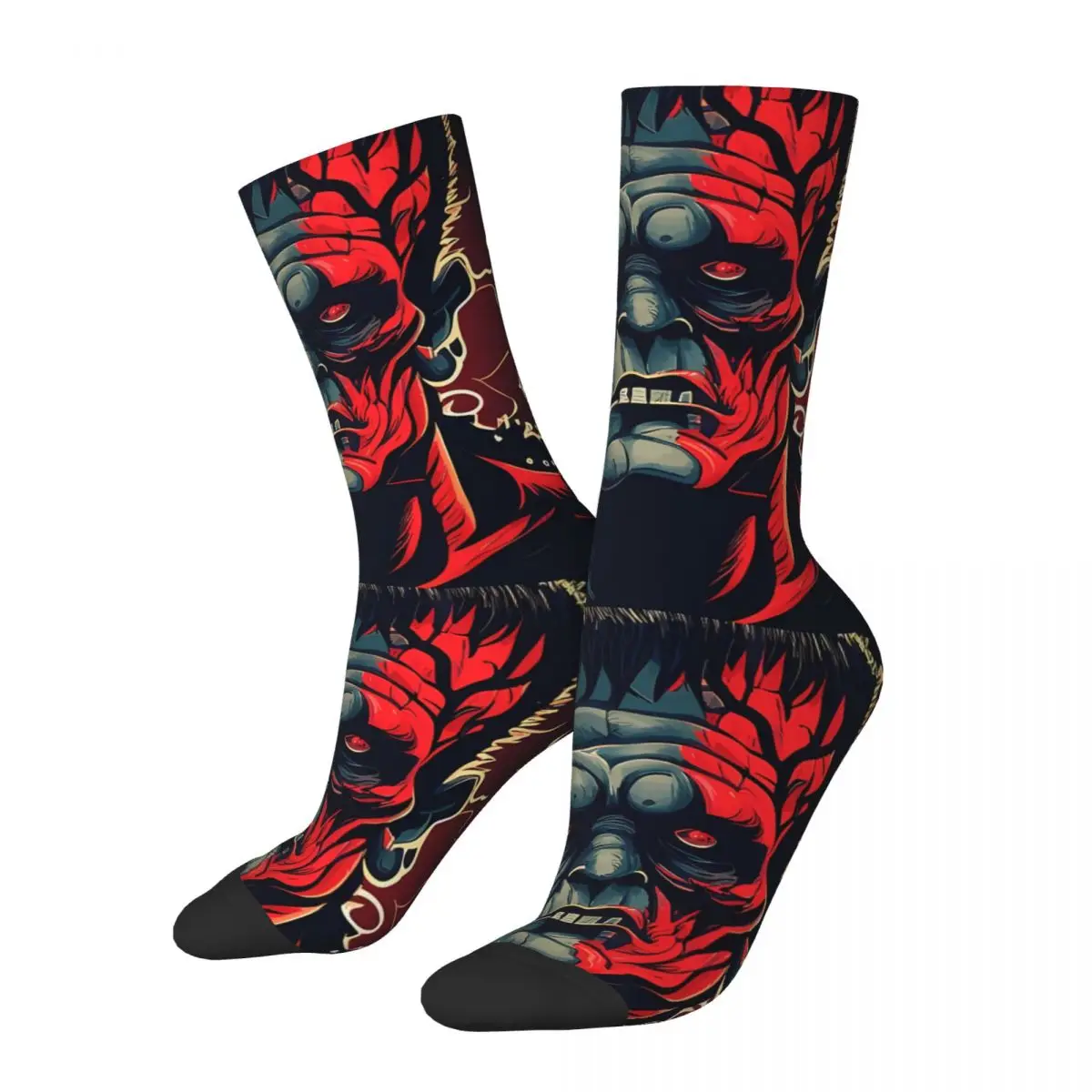 

Hip Hop Funny Men's Socks Vintage Frankenstein Horror Film Street Style Seamless Crew Sock Gift Pattern Printed