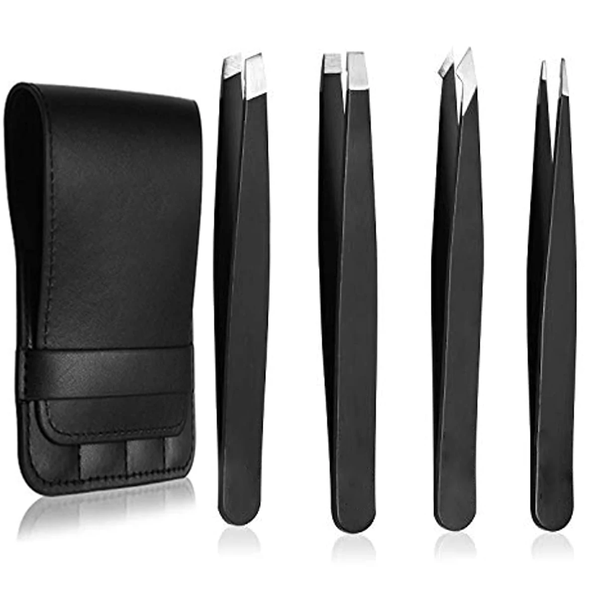 

New Tweezers Set Professional Stainless Steel Tweezers for Eyebrows Great Precision for Facial Hair Splinter Hair Removal