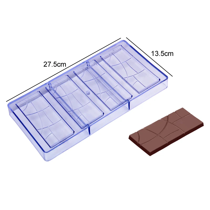 Chocolate Mold 3D Polycarbonate Transparent Plastic Kitchen Baking Tools for DIY Pastry... - SKU CMHB1738 - UGI Packaging