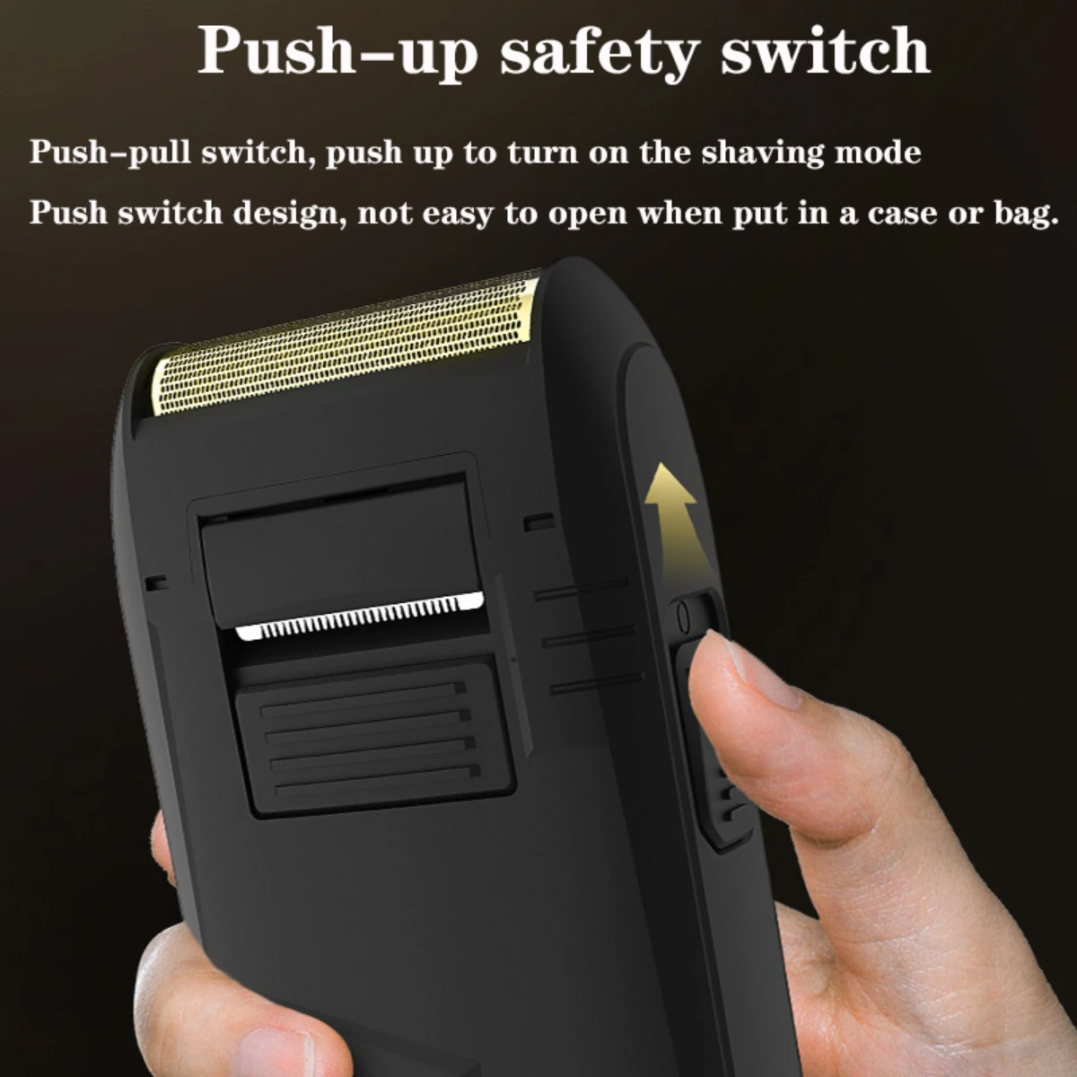 VGR Razor Rechargeable Razor Professional Beard Trimmer Electric Trimmer Reciprocating Finishing Shaver for Man V-375