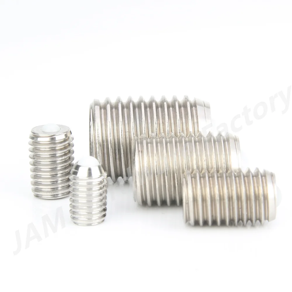 Conveyor Ball Roller Stainless Steel/POM Ball Transfer Unit MJ319/MJ320 Ball Rollers With Set Screw