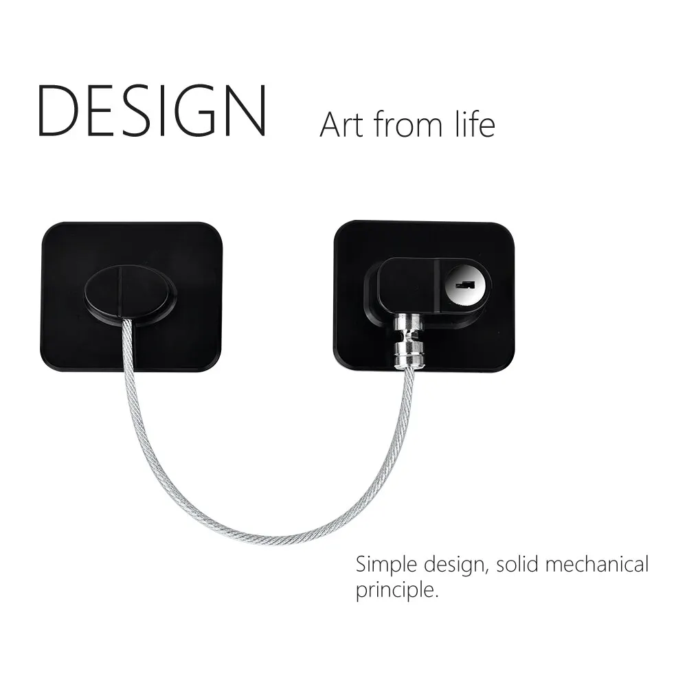 Baby Child Safety Lock Window Refrigerator Opening Security Cable Door Lock For Kids Safety Protector Protection Child Safety Baby & Maternity