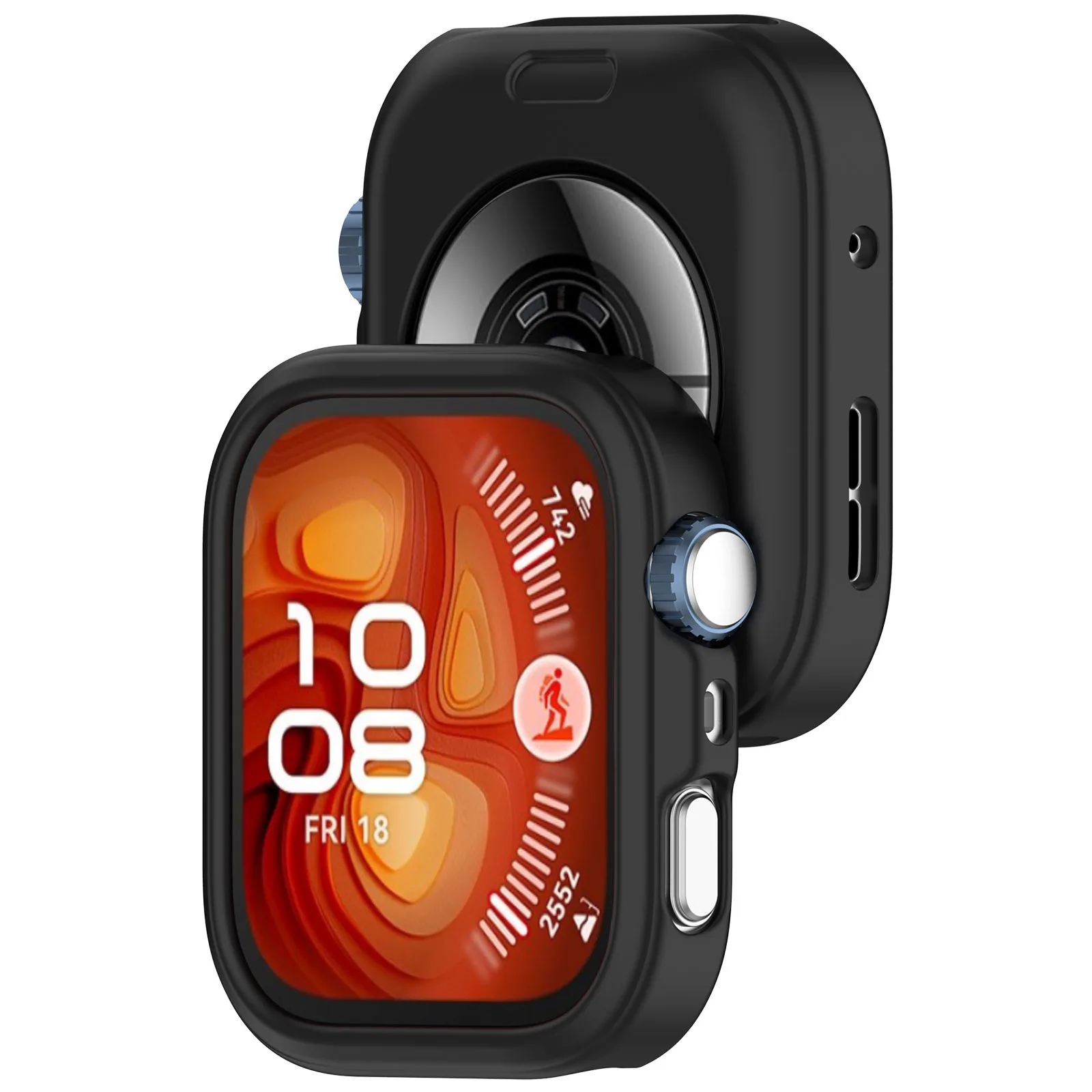 Premium Soft Silicone Protective Case for Smartwatch Screen Protection
