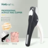 Nailpop Nail Clippers for Acrylic Nails Cutter False Nail Tips Clipper Stainless Steel Blade Manicure for Salon Home Nail Art 1