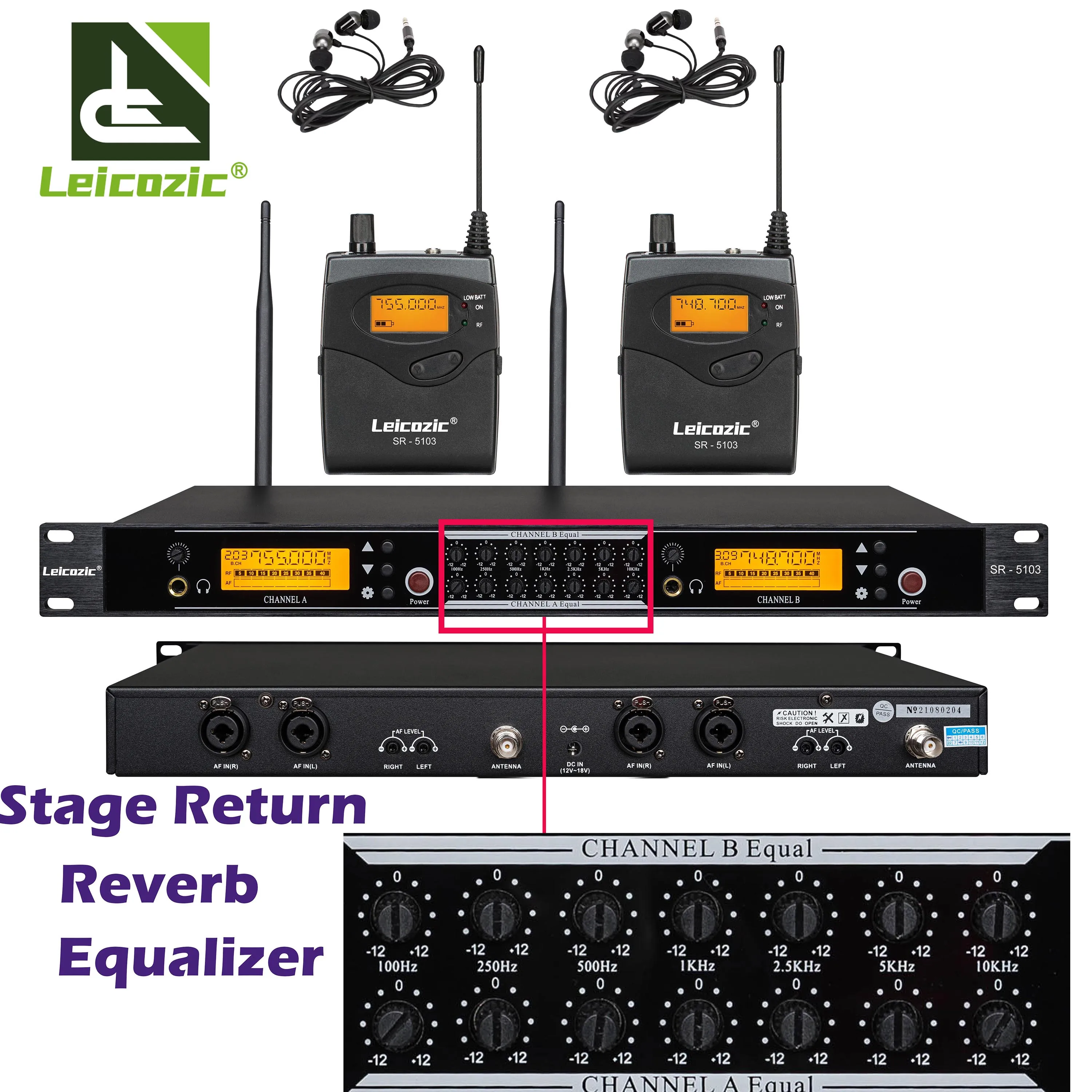 Leicozic Nieuwe Stage Terugkeer Met Reverb Equalizer In Ear Monitor De