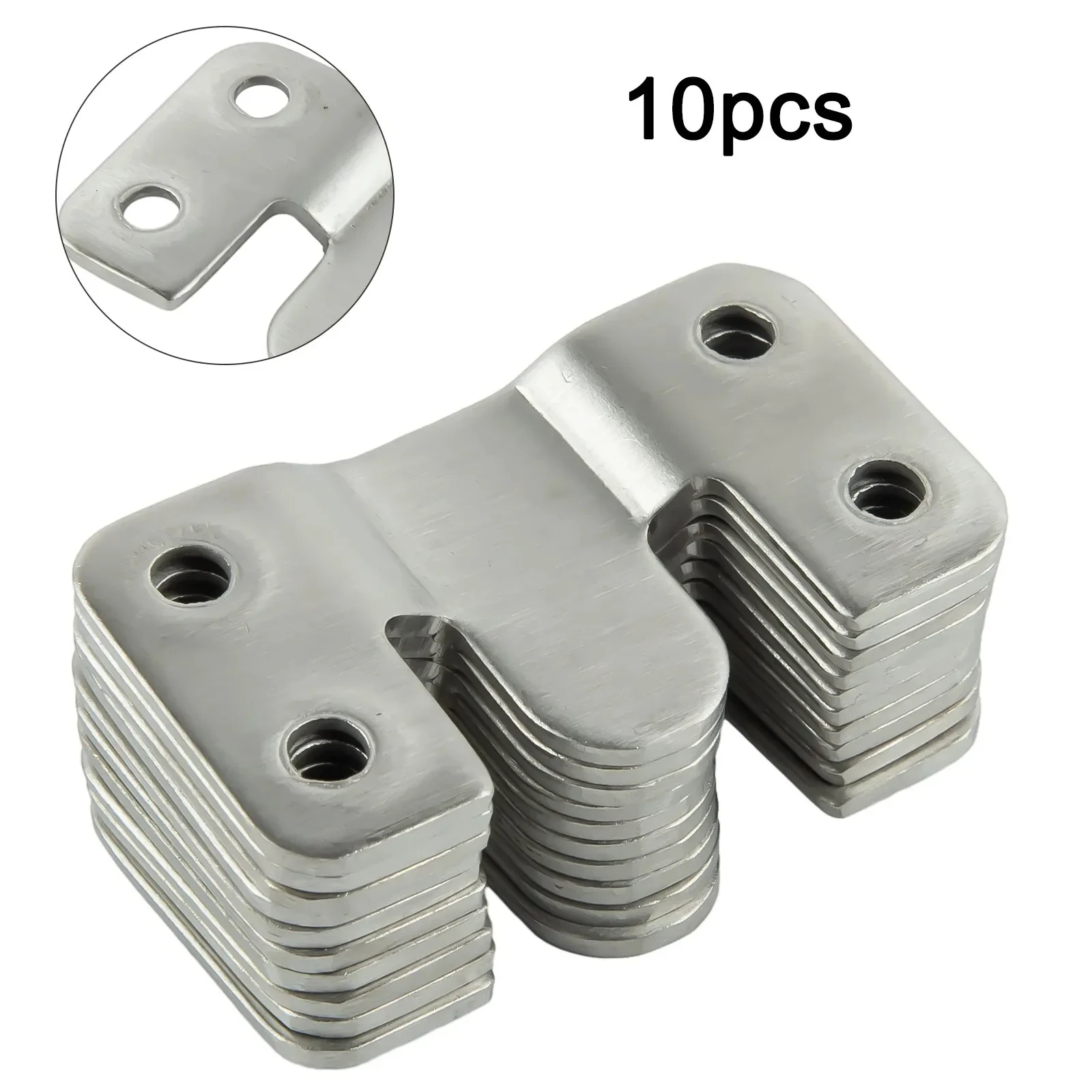 10pcs Stainless Steel Picture and Mirror Hanging Buckles