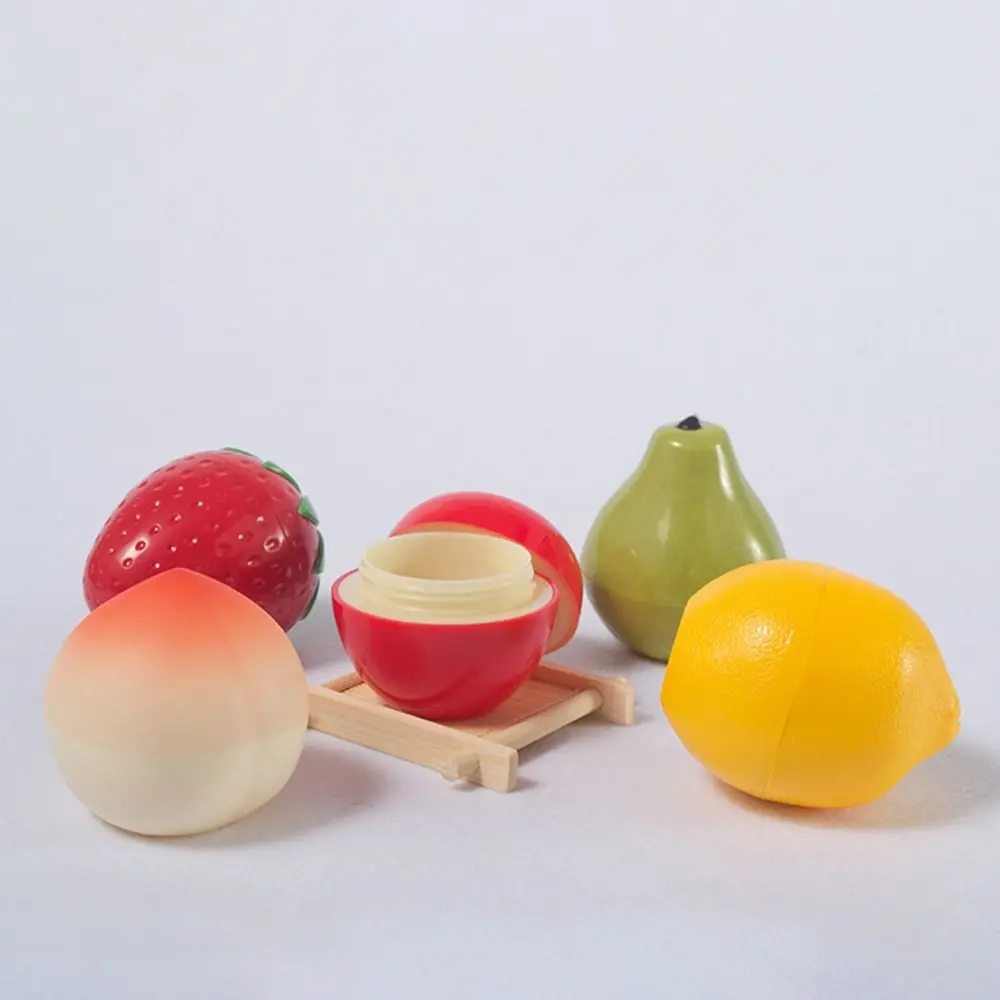 Cute Fruits Shape Face Cream Dispenser Box Storage Pot Plastic Empty Lotion Empty Bottle Mini Lemon Sample Bottles Travel mini refrigerator deodorizer fresh refrigeration ball lemon shape highly adsorbent activated carbon deodorizer moisture absorber