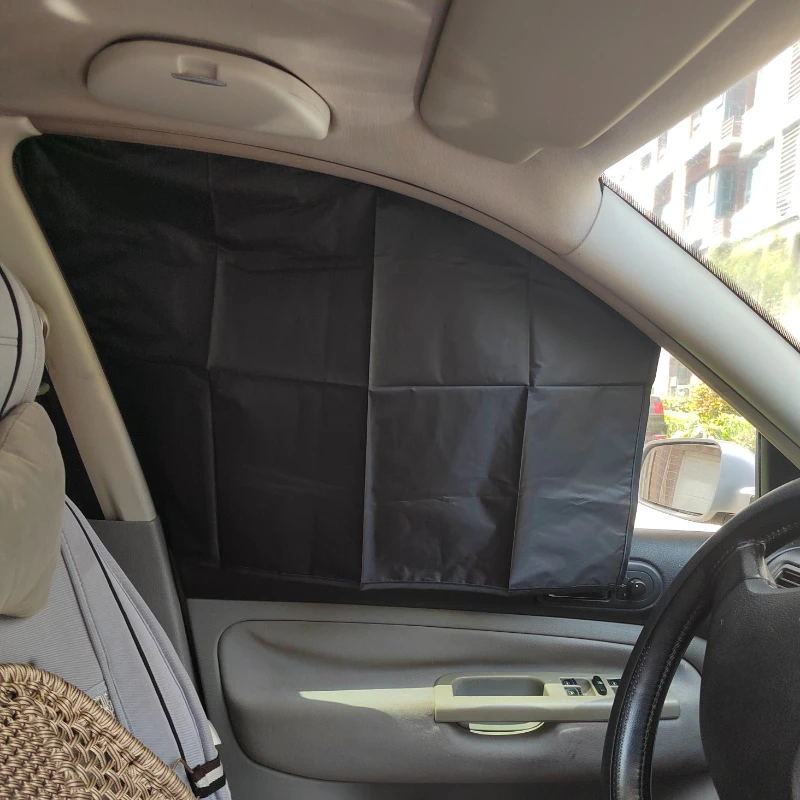 Magnetic Car Window Sunshade Cover Summer UV Protection Car Side Front Rear Window Mesh Curtain Protector Auto Accessories