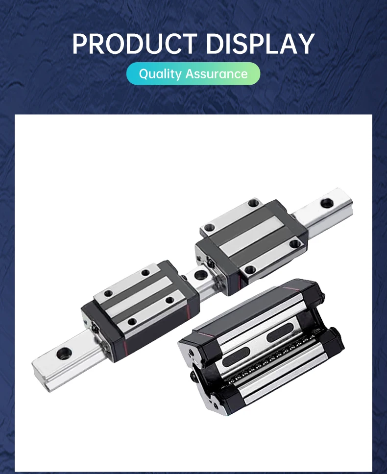 1/2 Stück HGR20/25 Quadratische Linearführungsschiene + 1/2/4 Stück Stahl-Schutzgleitblöcke HGH20/25CA/Flansch HGW20/25CC – Detail 17