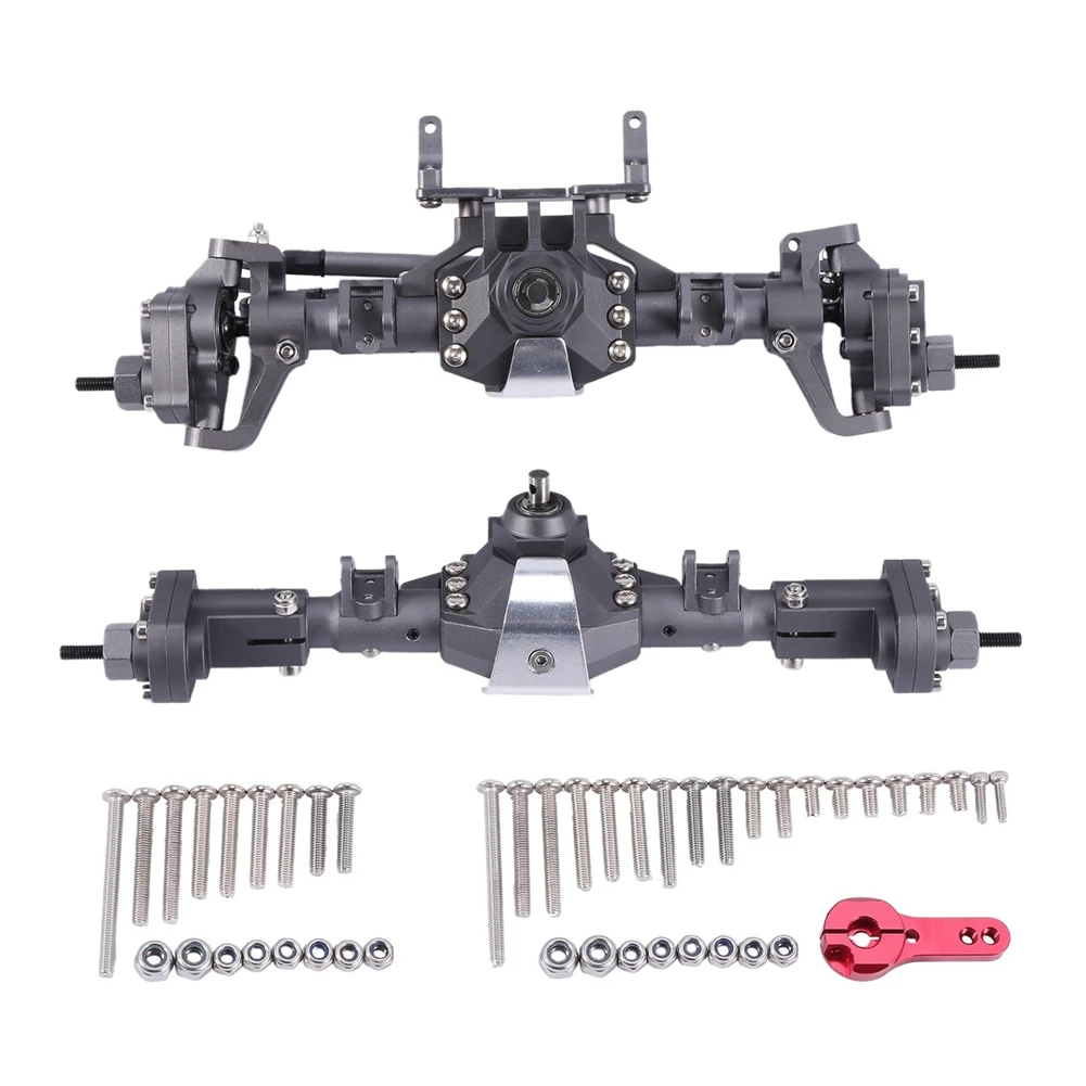 

CNC Anodized Front and Rear Portal Axle for 1/10 RC Crawler Car Axial SCX10 II 90046 D90 86100 Redcat GEN8,3