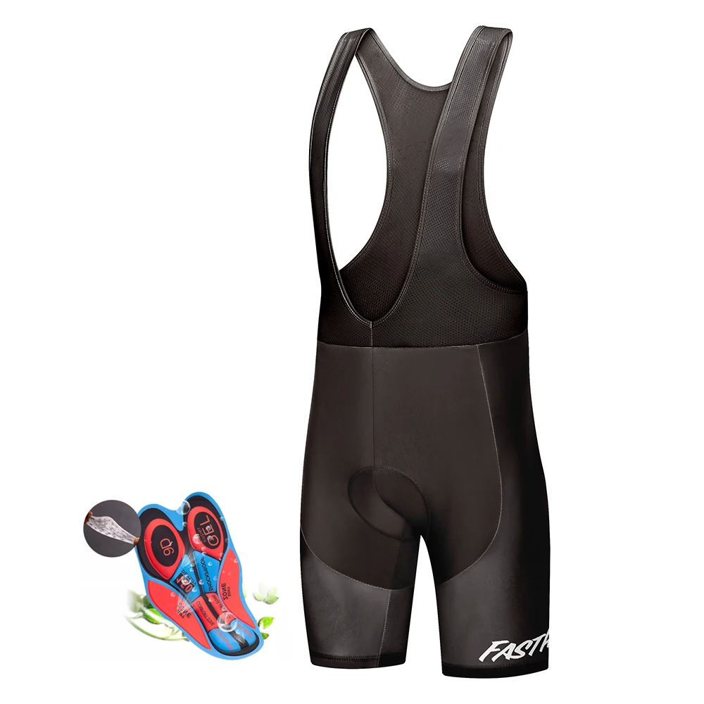 Whole Black Bicycle Bib Shorts Men Outdoor Wear Bike Cycling 9D Gel Padded Riding Bib Shorts Cycling cycling bib shorts