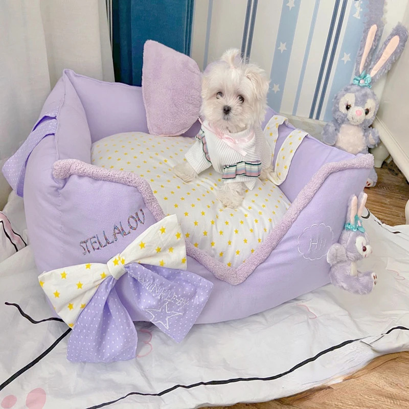 Pet Nest Can Be Customized Name Dog Cat Bed Warm House For Maltese