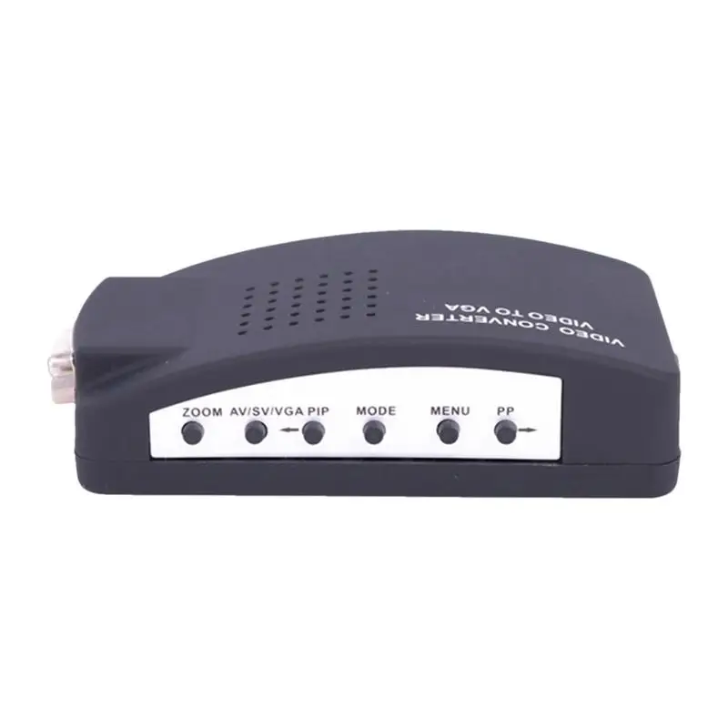 

Video Converter Box Multi-port Multipurpose BNC To VGA Converter Stable Anti-Interference Converter Black Video Converter For