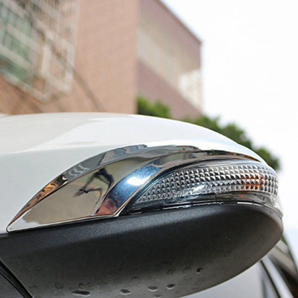 A10E-ABS 크롬 사이드 턴 신호 미러 커버 Toyota Aqua Prius C 2015-2020 자동차 액세서리 용 백미러 커버 트림