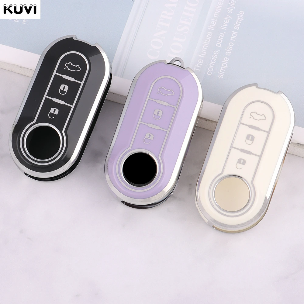 Capa De TPU Com 3 Botões E Chave Para FIAT Panda Stilo Punto Doblo Grande Bravo 500 Ducato Minibus Ispf I.1517272207