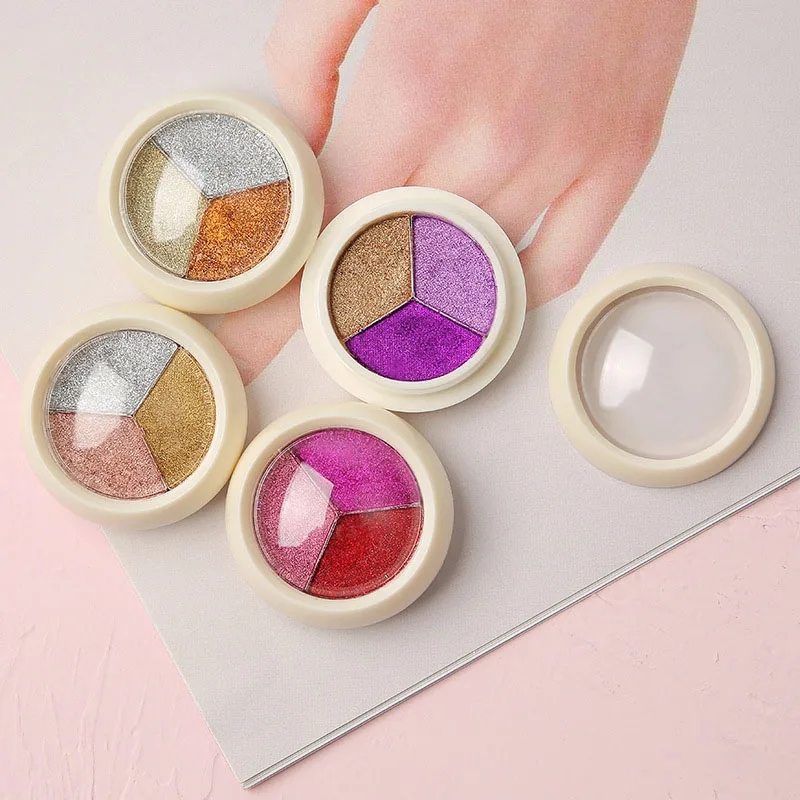 3 Colors Metallic Mirror Chrome Nail Powder Rose Gold Champagne Nail Powder Holographic Pigment Chameleon Glitters Manicure DIY