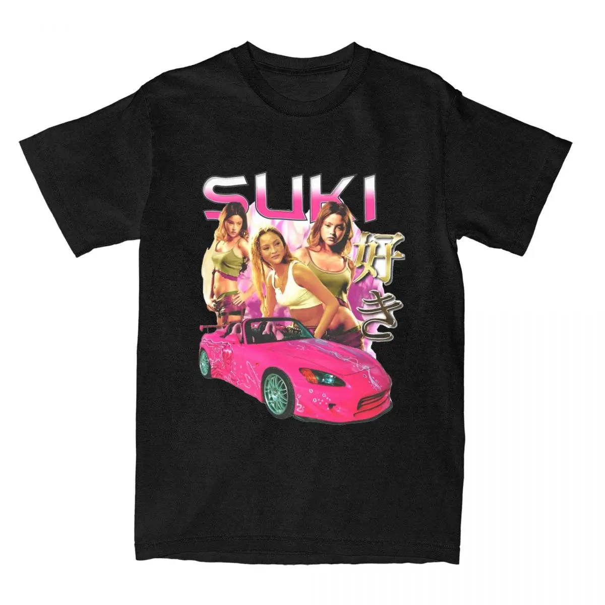 Uomo Donna Suki 2 Fast 2 Furious T Shirt Merch Cotton T-Shirt Abbigliamento Vintage Tees Adult
