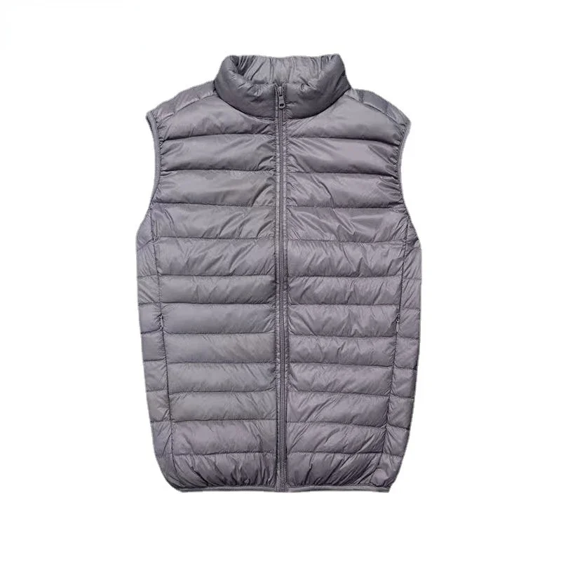 Men's Down Vest Winter Loose Duck Down Light Feather Fashion Coat Warm Loose Plus Simple Solid Color Jacket down jacket mens jacket men down vests