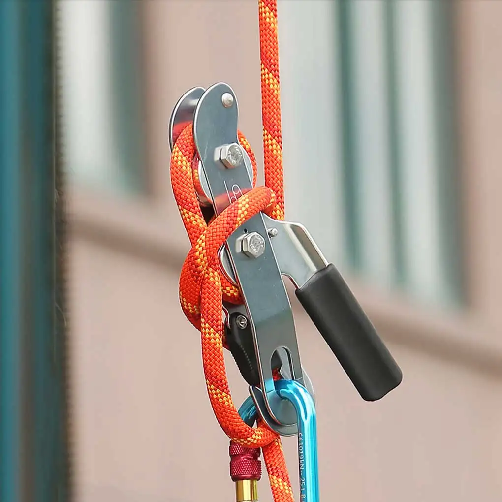 

Outdoor Rock Climbing Descent Device Downhill Descender Rappelling