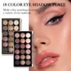 18-Color Eyeshadow Palette – Pearlescent, Matte, Fine Shimmer, Glitter, Earth Tones, Long-Lasting, High-Performance 6