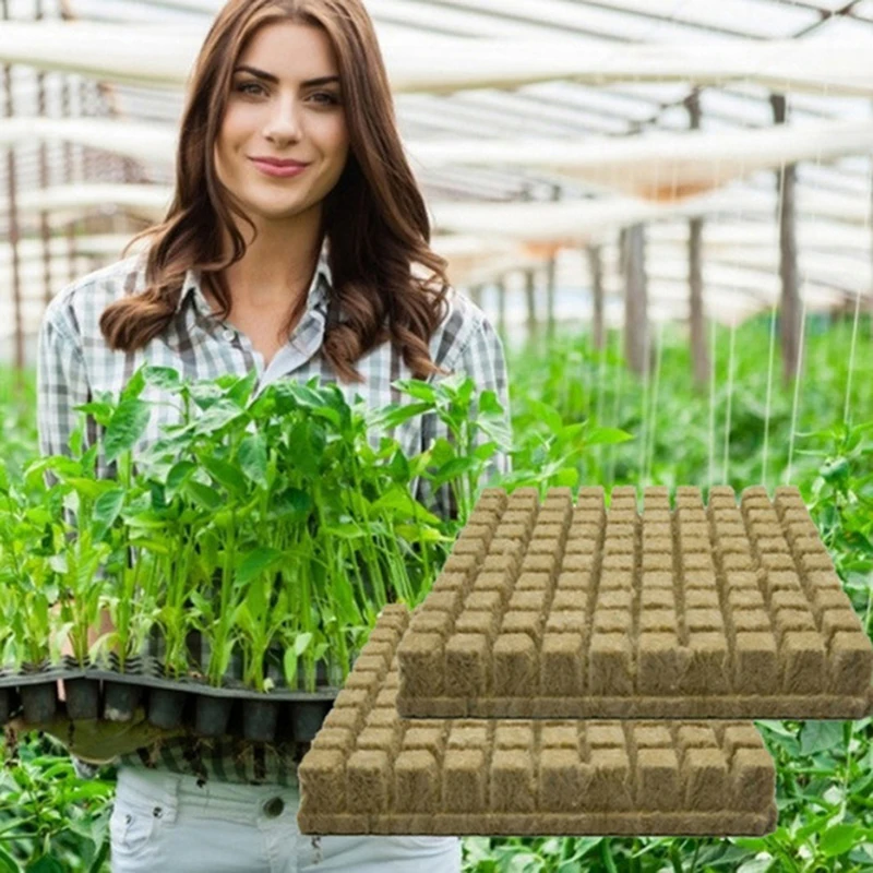 50Pcs 25x25x23mm Ventilative Hydroponic Grow Agricultural Media Cubes Mini Blocks Planting Soilless Cultivation Base