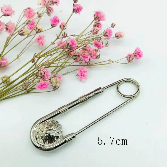1pc Legierung Doppel Lion Kopf Brosche Pin Mode DIY Sicherheitsnadeln Frauen Taille Schließen Artefakt Männer Anzug Jacke Dekoration schmuck – Detail 11