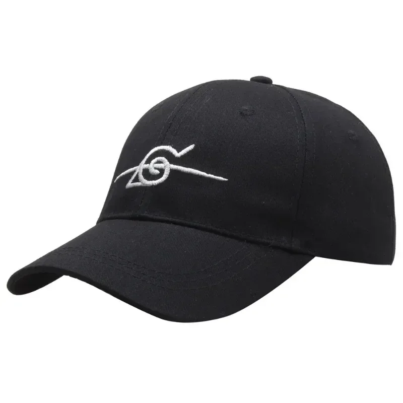 Anime-Inspired Embroidered Snapback Hat with Iconic Logos - Adjustable Unisex Sun Cap for Cosplay & Outdoor Wear
