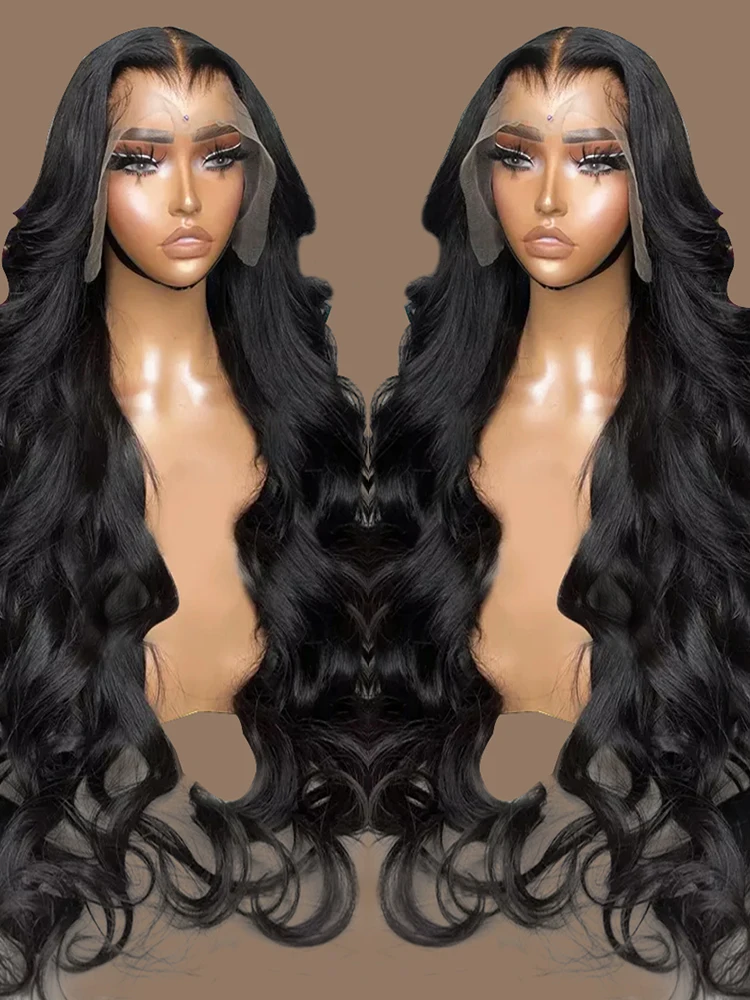 30 40 Inch 360 13x6 Body Wave Lace Front Human Hair Wigs Brazilian Loose Water Wavy Human Hair Lace Frontal Wigs For Black Women